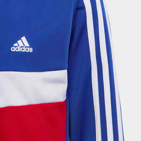 Kids' Sports Colourblock Tracksuit - Blue/Red