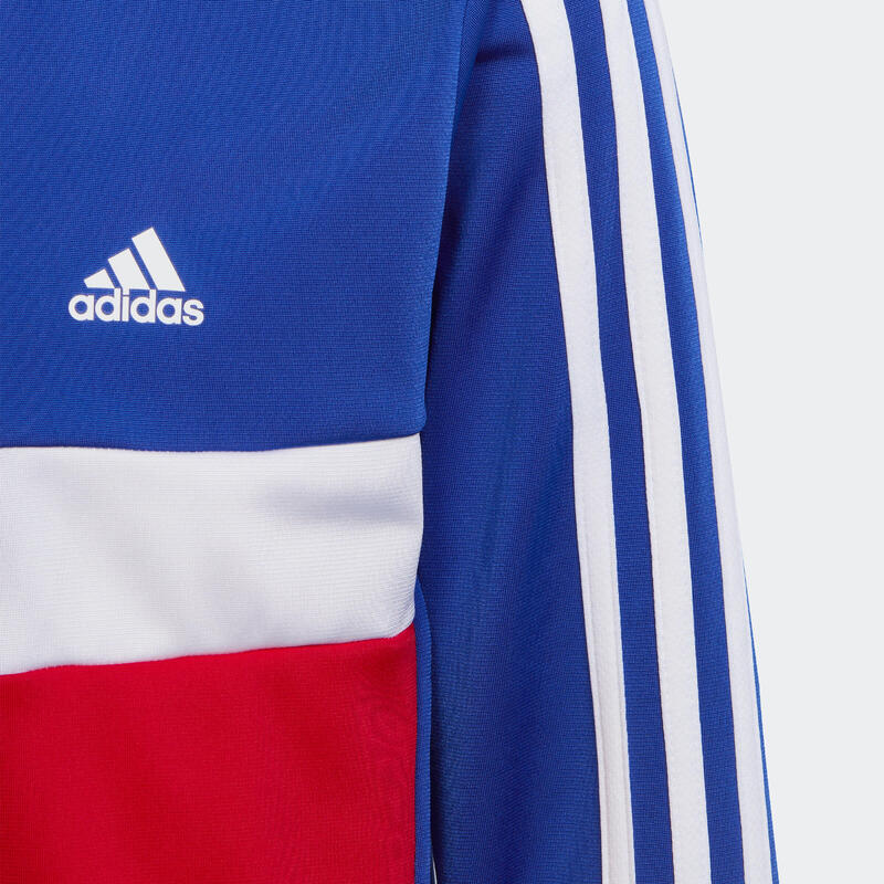 ADIDAS Trainingsanzug Kinder - Colorblock blau/rot 