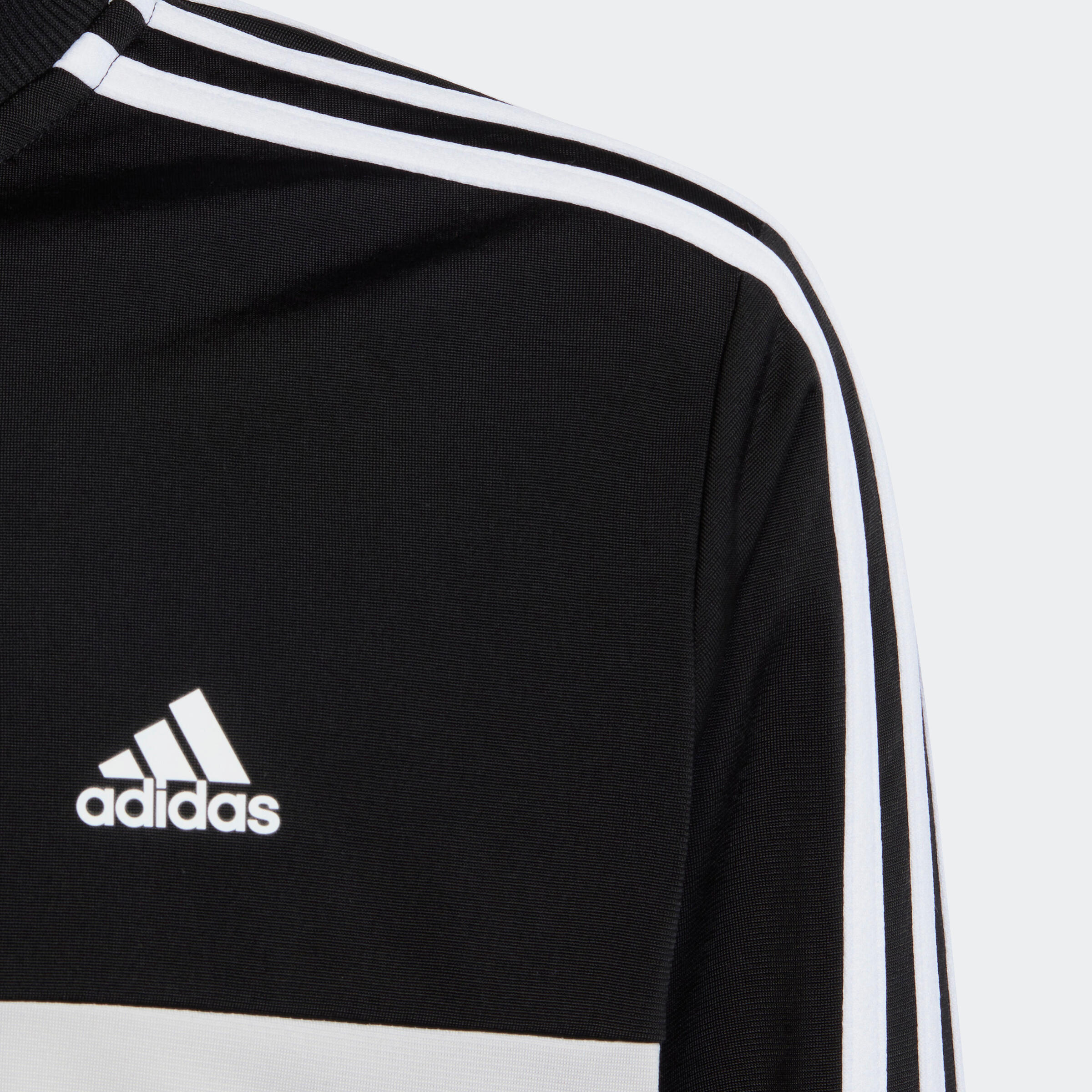 Children's colorblock tracksuit adidas black