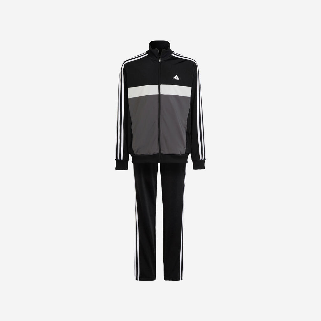 Kids' Colorblock Sports Tracksuit - Black