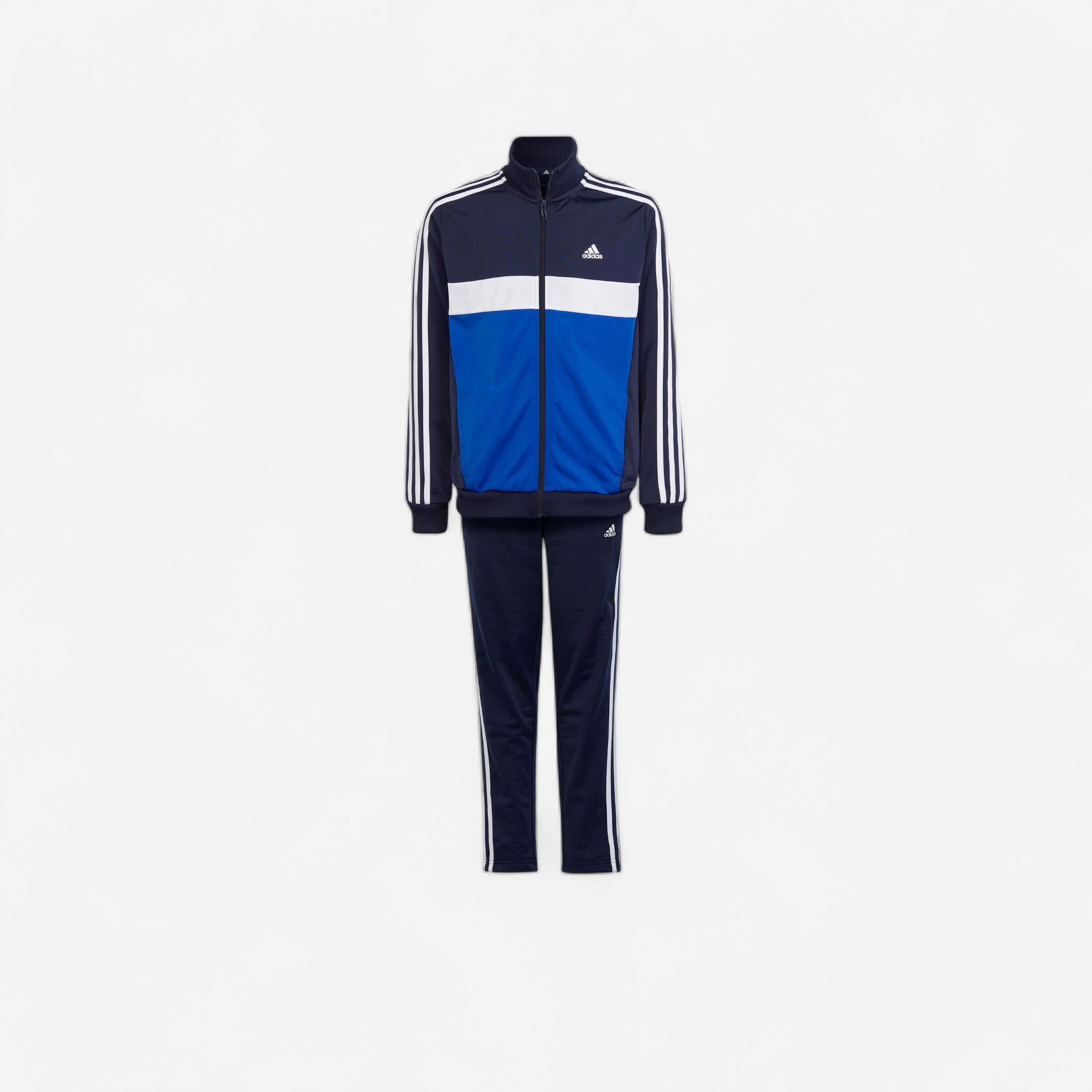 Kids' Sports Tracksuit - Blue Colourblock 1/16