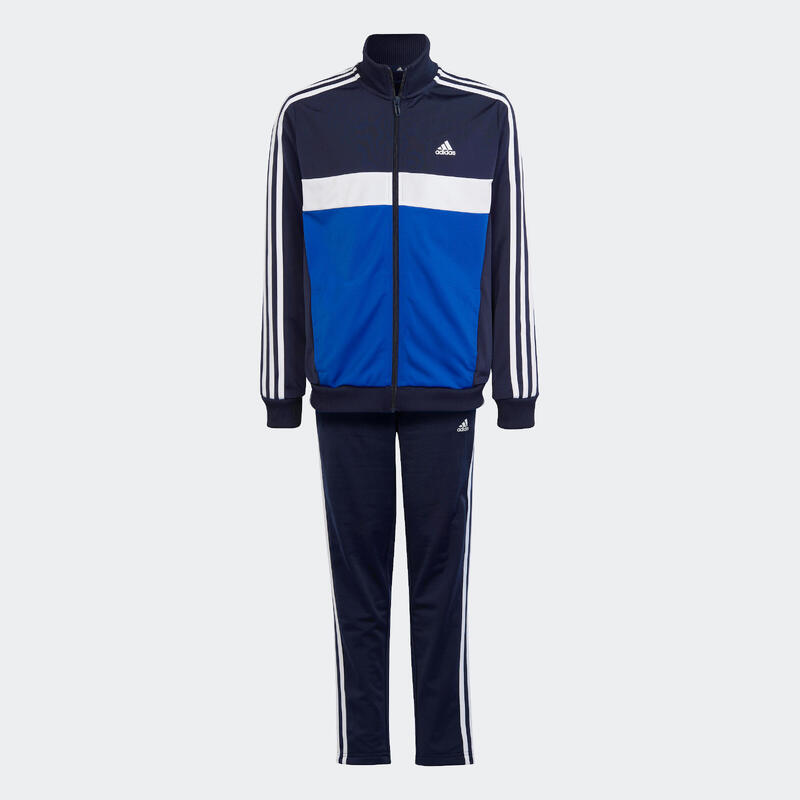 ADIDAS Trainingsanzug Kinder - Colorblock blau 