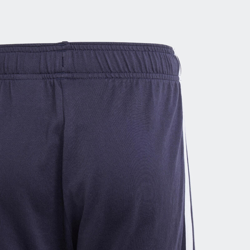 Pantaloncini bambino ginnastica ADIDAS lunghi 100% cotone blu