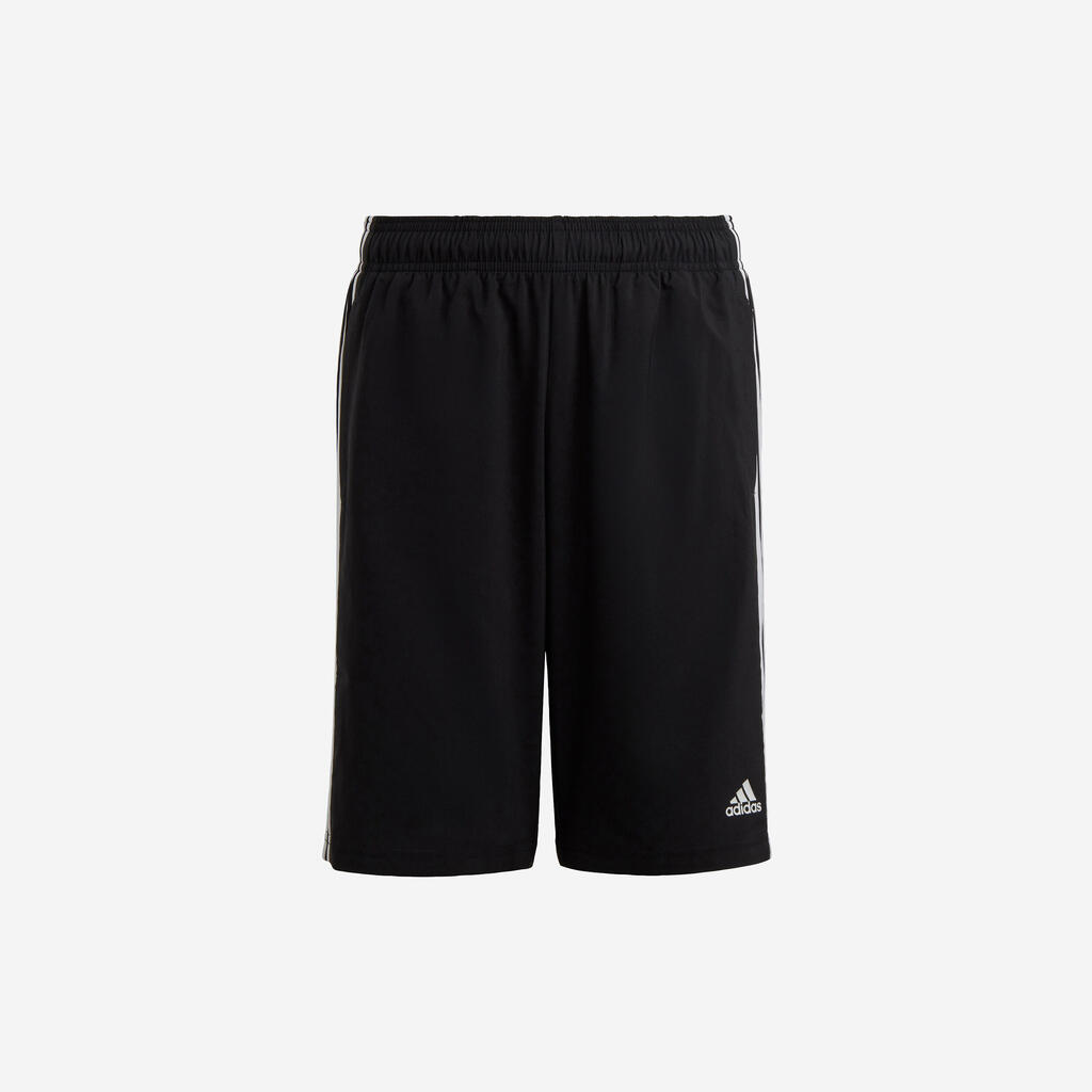 Kids' 3-Stripe Shorts - Black