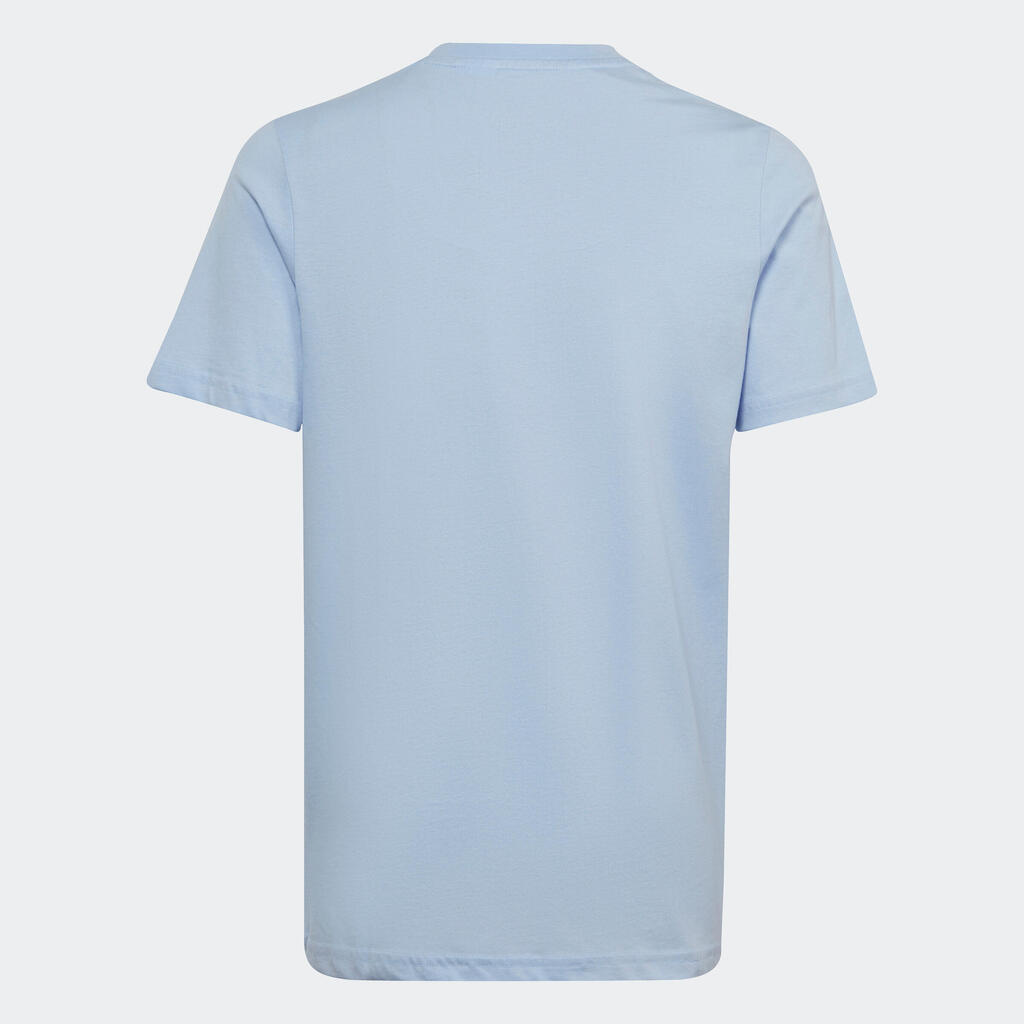 Adidas T-Shirt Kinder - hellblau/weiß 