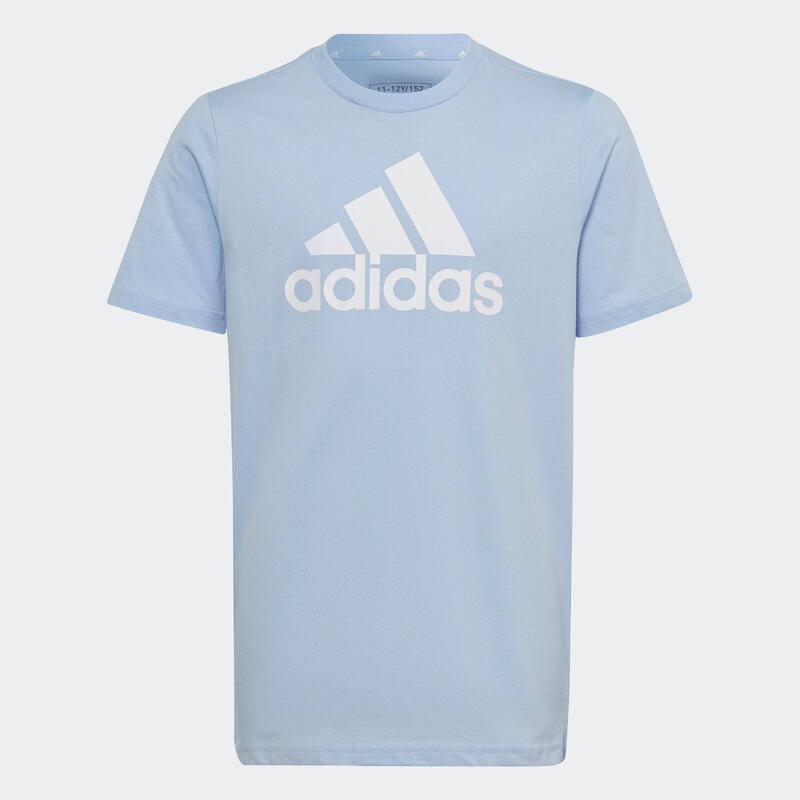 T-shirt adidas bleu clair et blanc