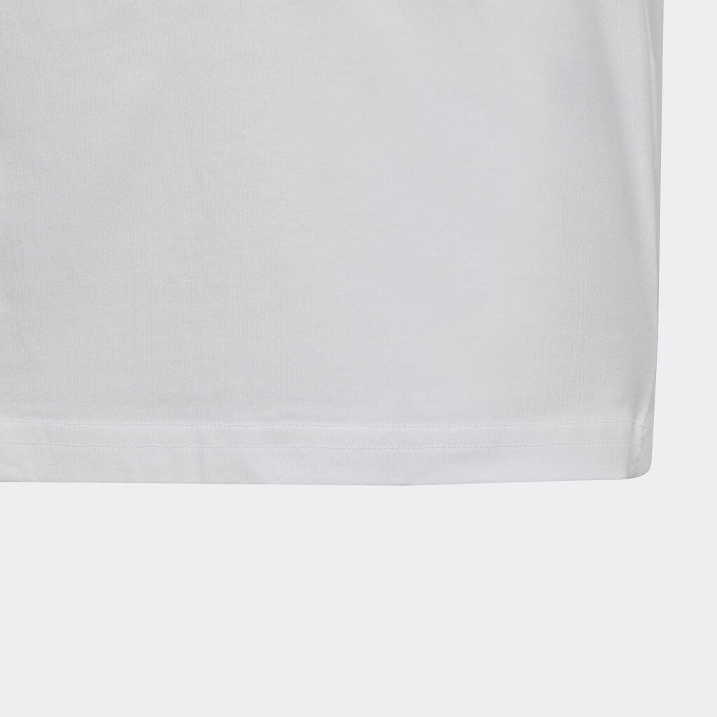 Bērnu T krekls, balts / ar melnu logotipu