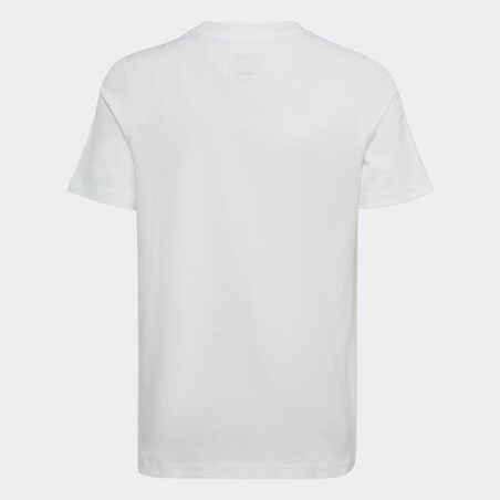 Kids' T-Shirt - White/Black Printed Logo