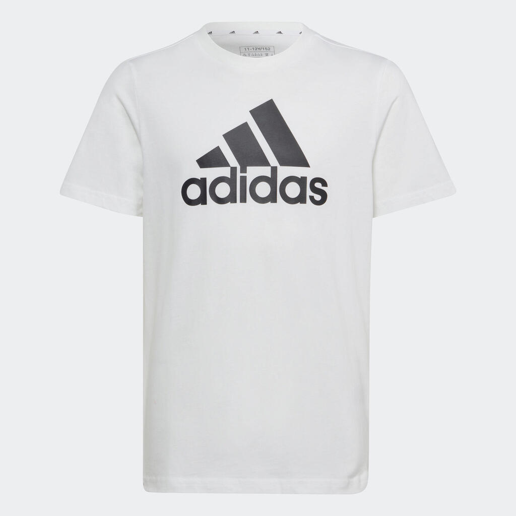 Detské tričko Adidas čierno-biele s logom