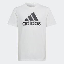 Tee shirt Adidas imprimé logo enfant - blanc et noir
