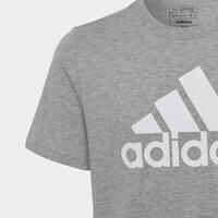 Kids' T-Shirt - Grey/White Printed Logo