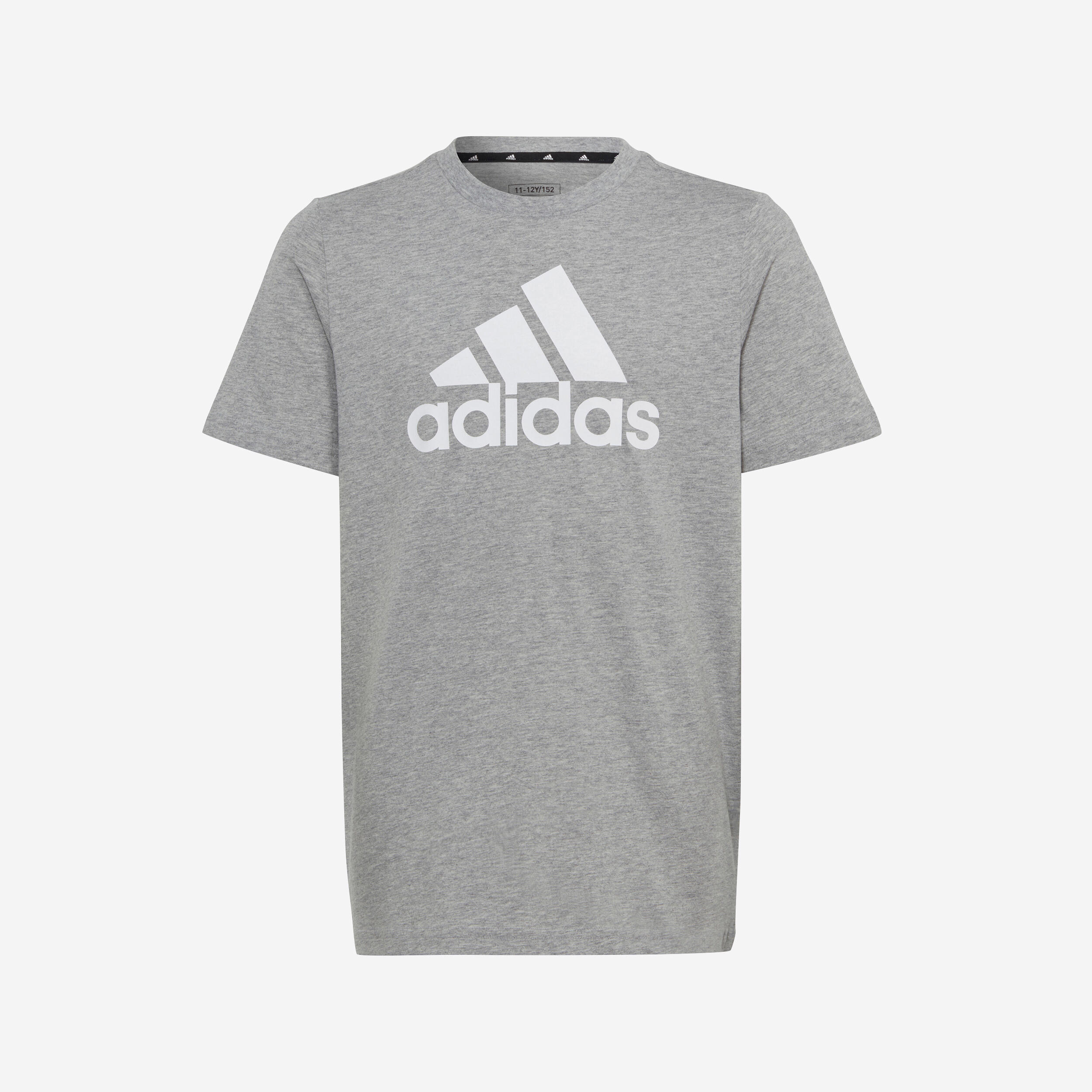Detské tričko Adidas bielo-sivé s logom 140 cm