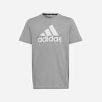 Kids' T-Shirt - Grey/White Printed Logo