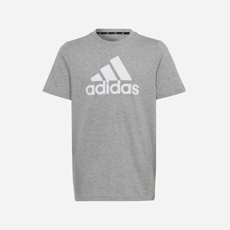 ADIDAS T-Shirt grau mit weissem Logo 