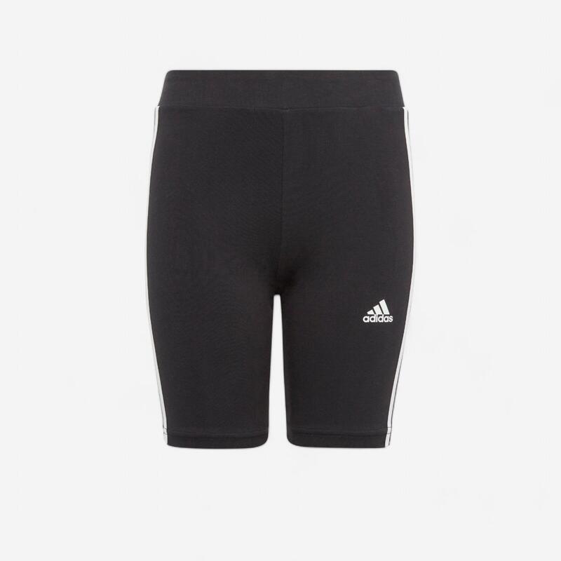 Ciclisti bambina ginnastica ADIDAS cotone elasticizzato neri