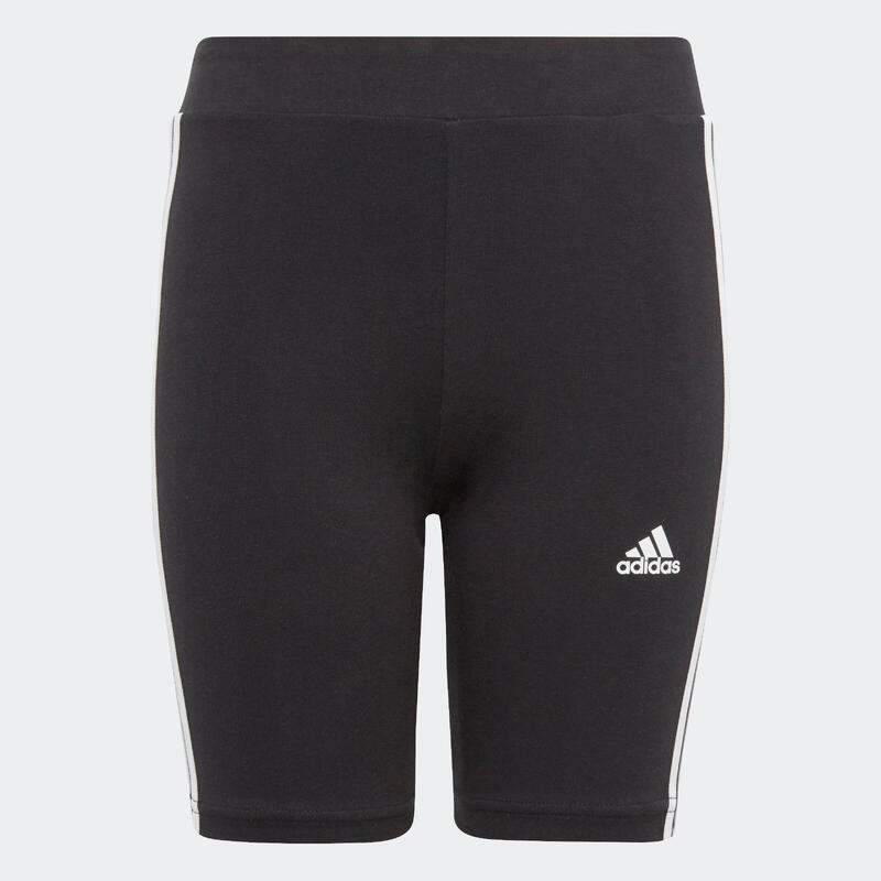 Ciclisti bambina ginnastica ADIDAS cotone elasticizzato neri