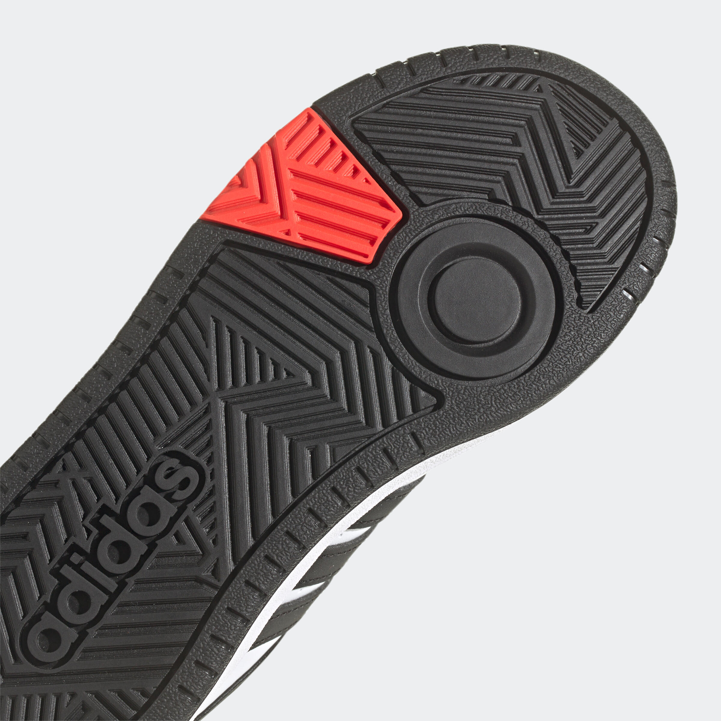 Sneakers ADIDAS bambino HOOPS bianco rosso dal 35 al 39