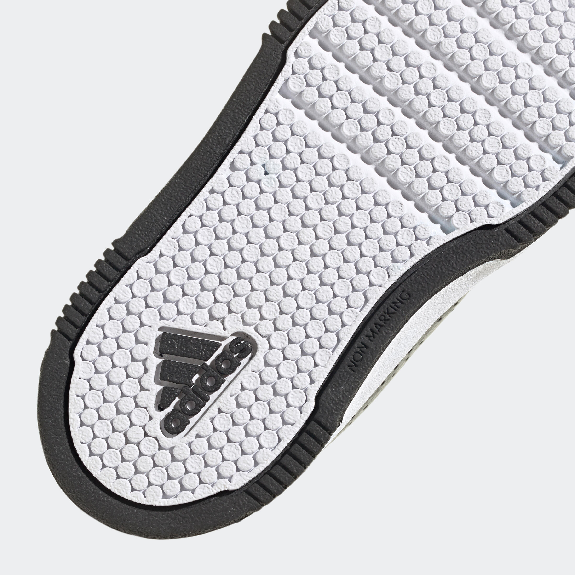 Second Hand - Scarpe da ginnastica ADIDAS baby TENSAUR con strap nero-bianco - ECCELLENTE 7/8