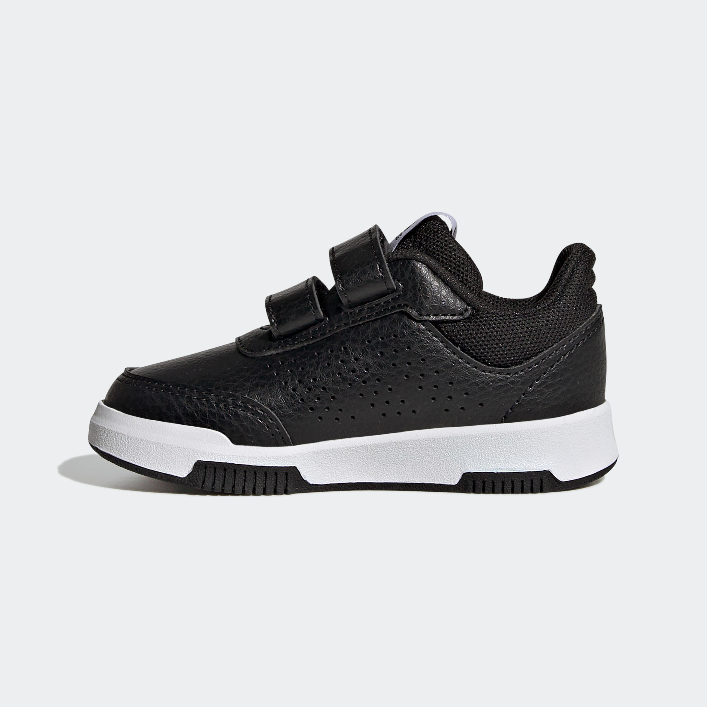 Adidas - Baskets À Scratch Bébé - Adidas Tensaur Noir/blanc - Baskets - Education Sportive Enfant - Blanc-noir - 27 - Decathlon