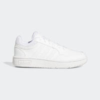 Baskets à lacets enfant - ADIDAS HOOPS blanche