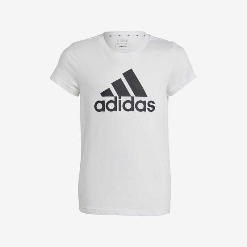 Dětské tričko Adidas bílé s logem