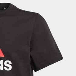 Kids' T-Shirt - Black/Red Large Logo