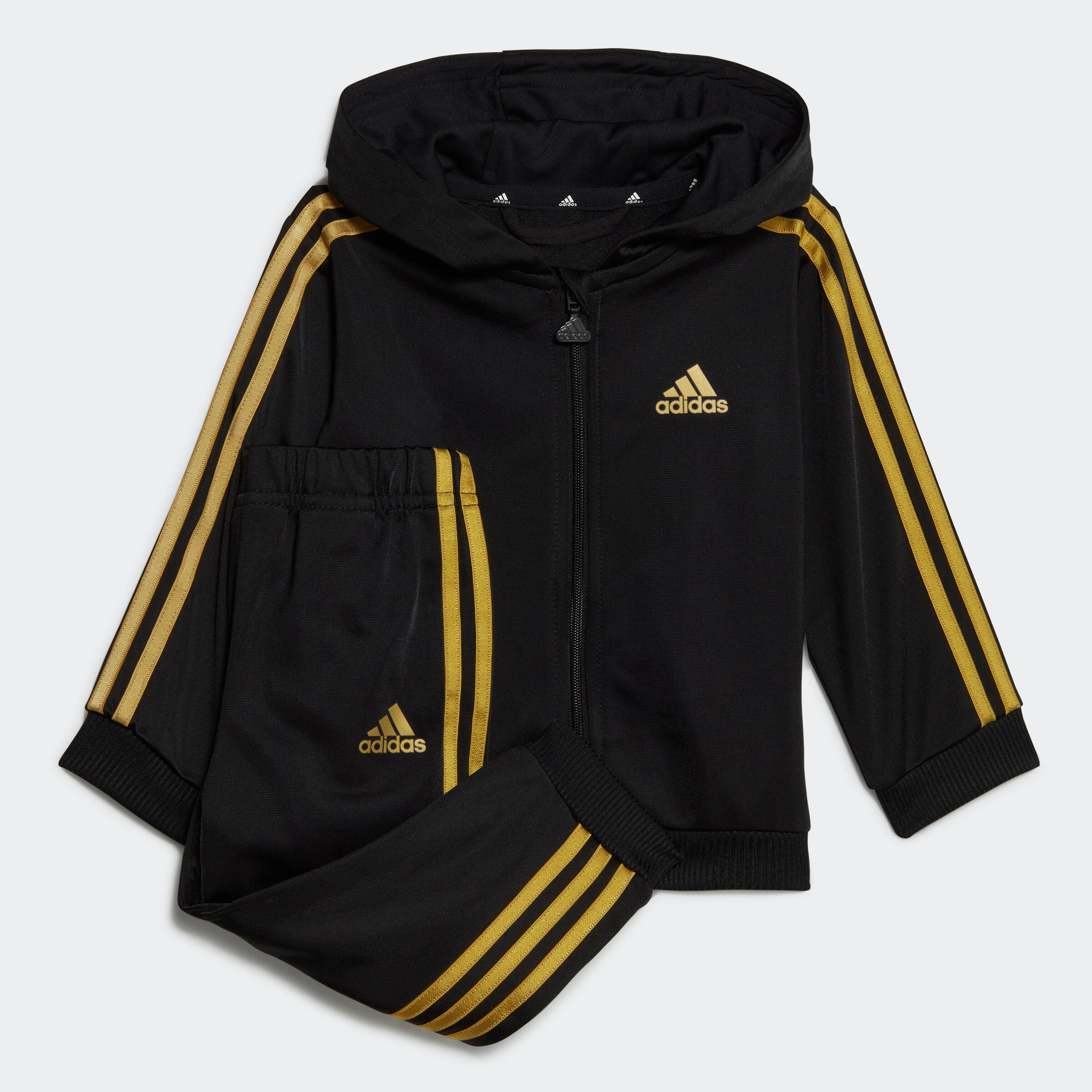 Baby Tracksuit - Black/Gold 1/4