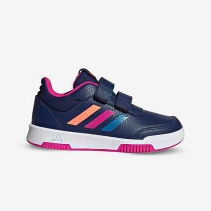 Baskets à scratch enfant - ADIDAS TENSAUR bleu/violet