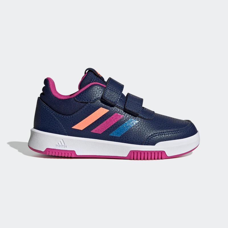 Baskets à scratch enfant - ADIDAS TENSAUR bleu/violet