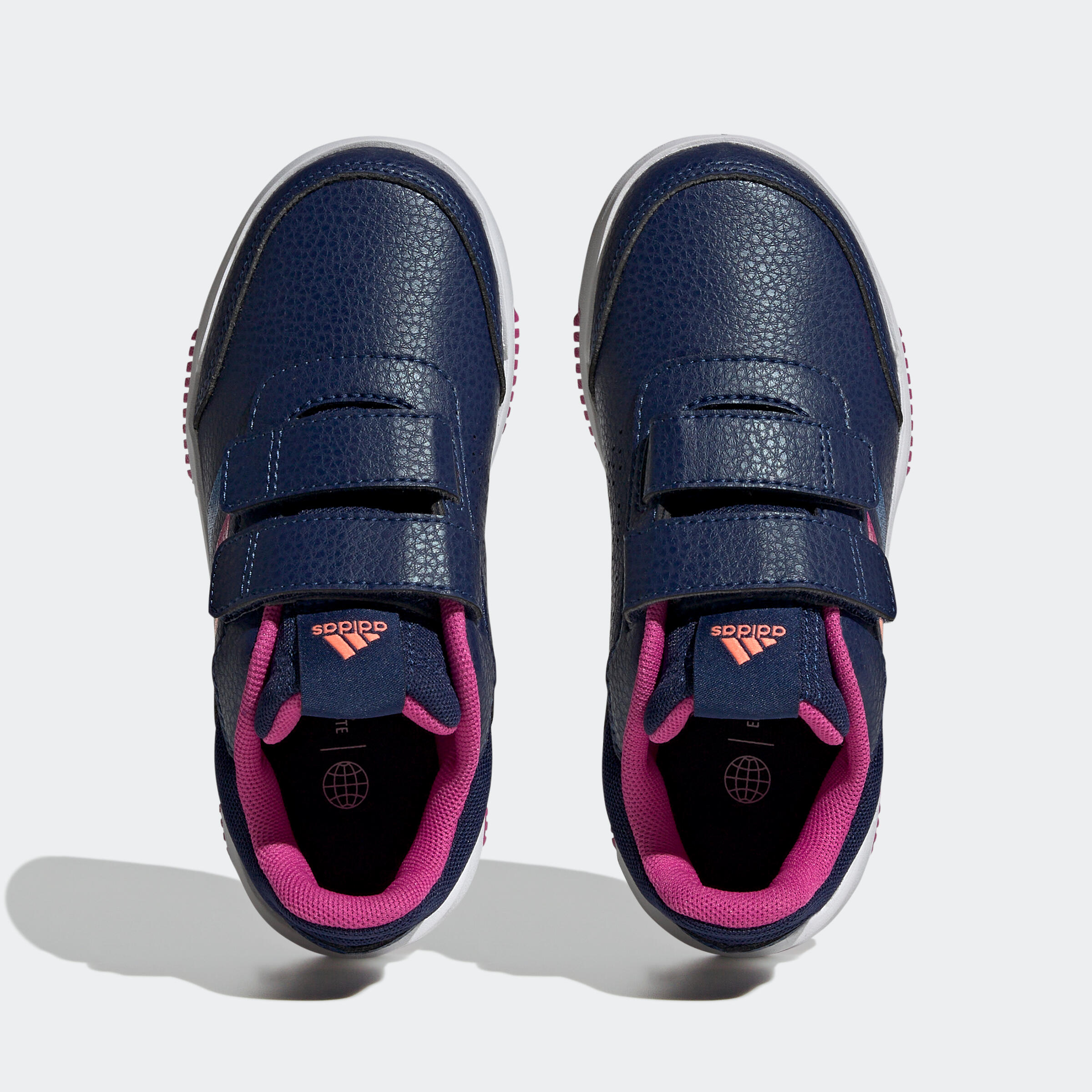 Baskets à scratch enfant - ADIDAS TENSAUR bleu/violet 6/8