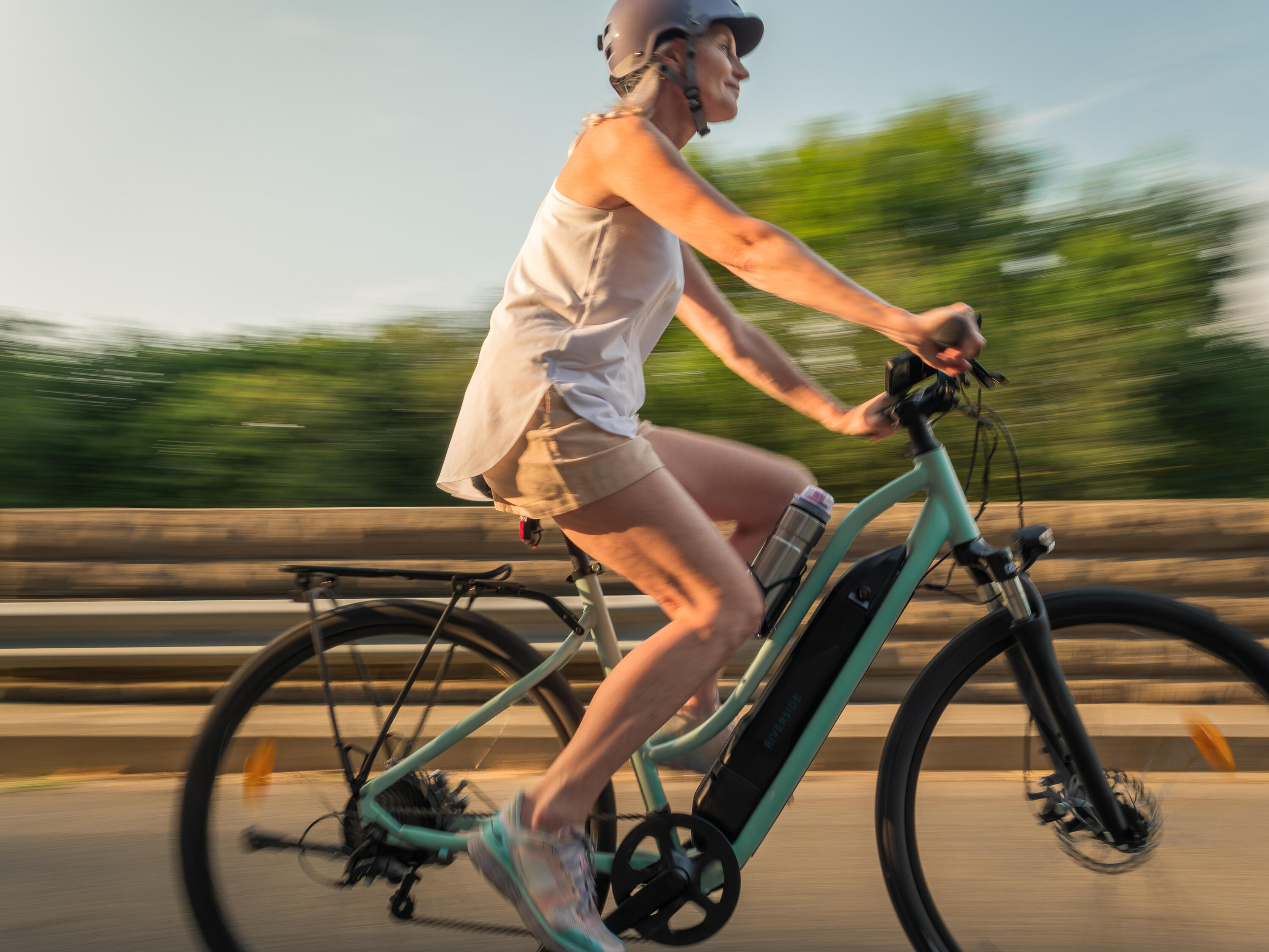 Second Hand - Bici elettrica a pedalata assistita trekking RIVERSIDE 100 E te... 10/15