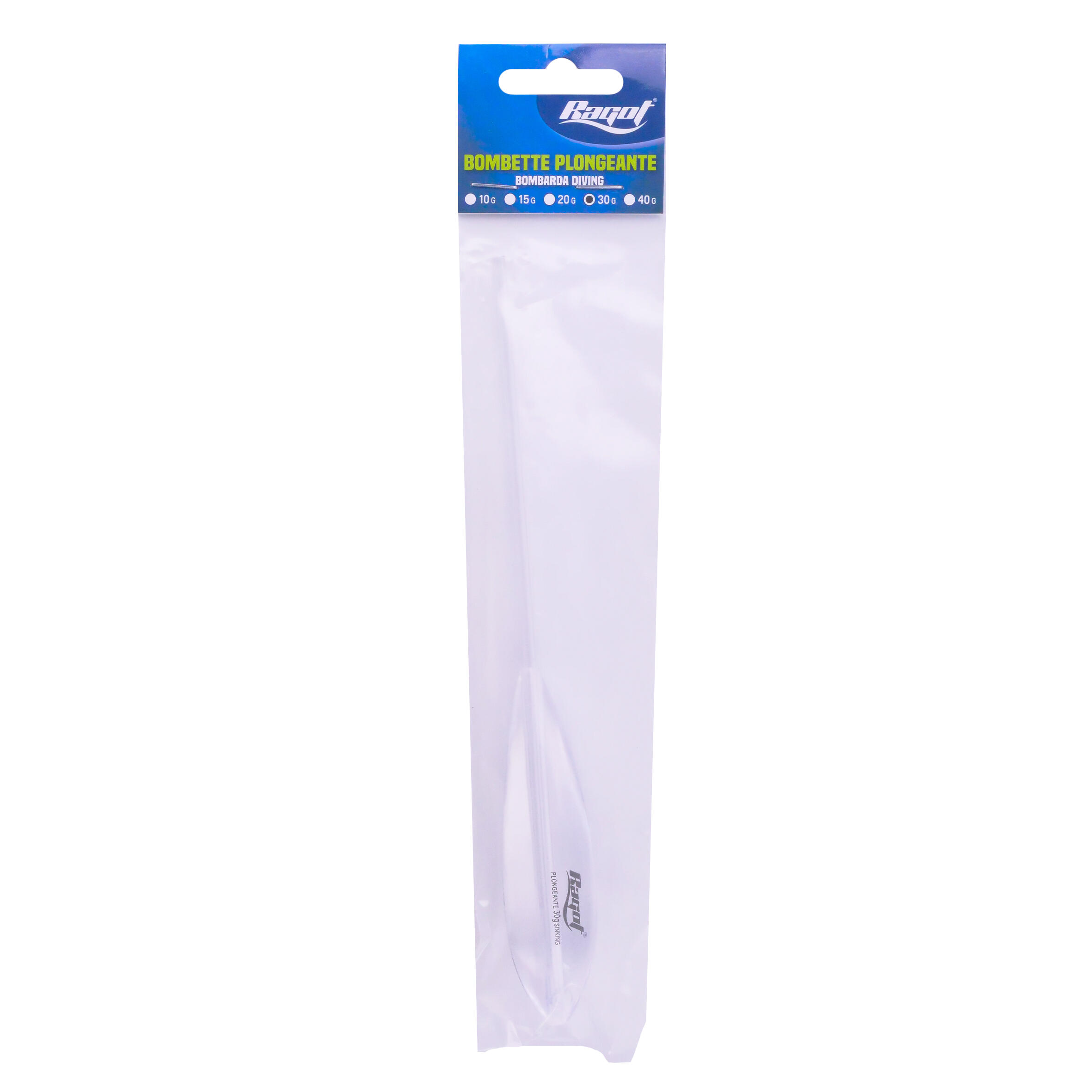 Zinkende bombetta 30 g zeehengelen 2/2