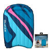 Opblaasbaar bodyboard camo blauw/roze (25 kg-90kg)