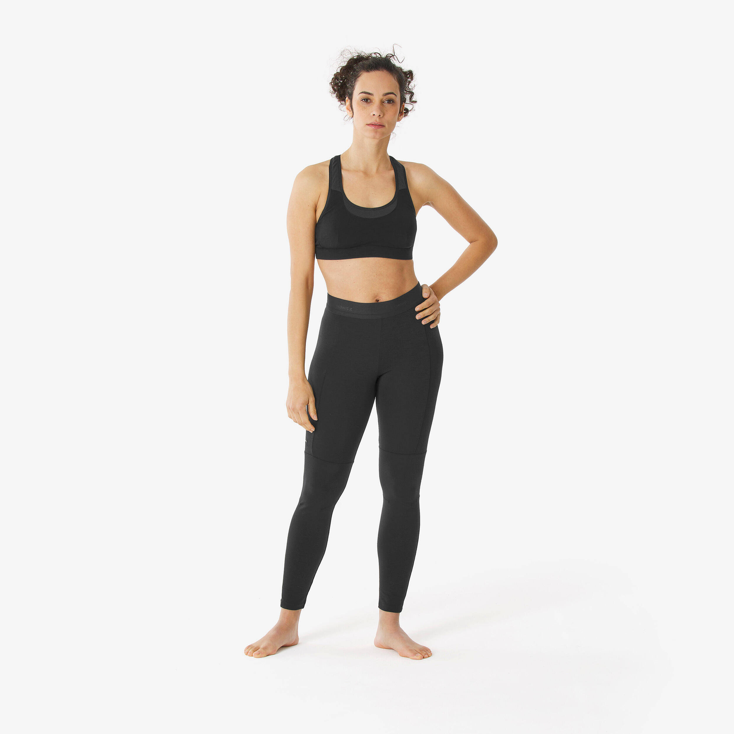 Women Merino Wool Legging - MT500 Black -  2