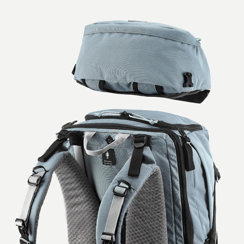 DAMESRUGZAK VOOR BACKPACKEN TRAVEL 900 50+6L KOFFEROPENING