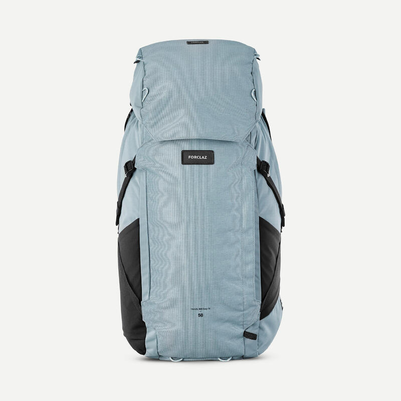 Női hátizsák túrázáshoz és utazáshoz Travel 900, 50+6 literes, kék