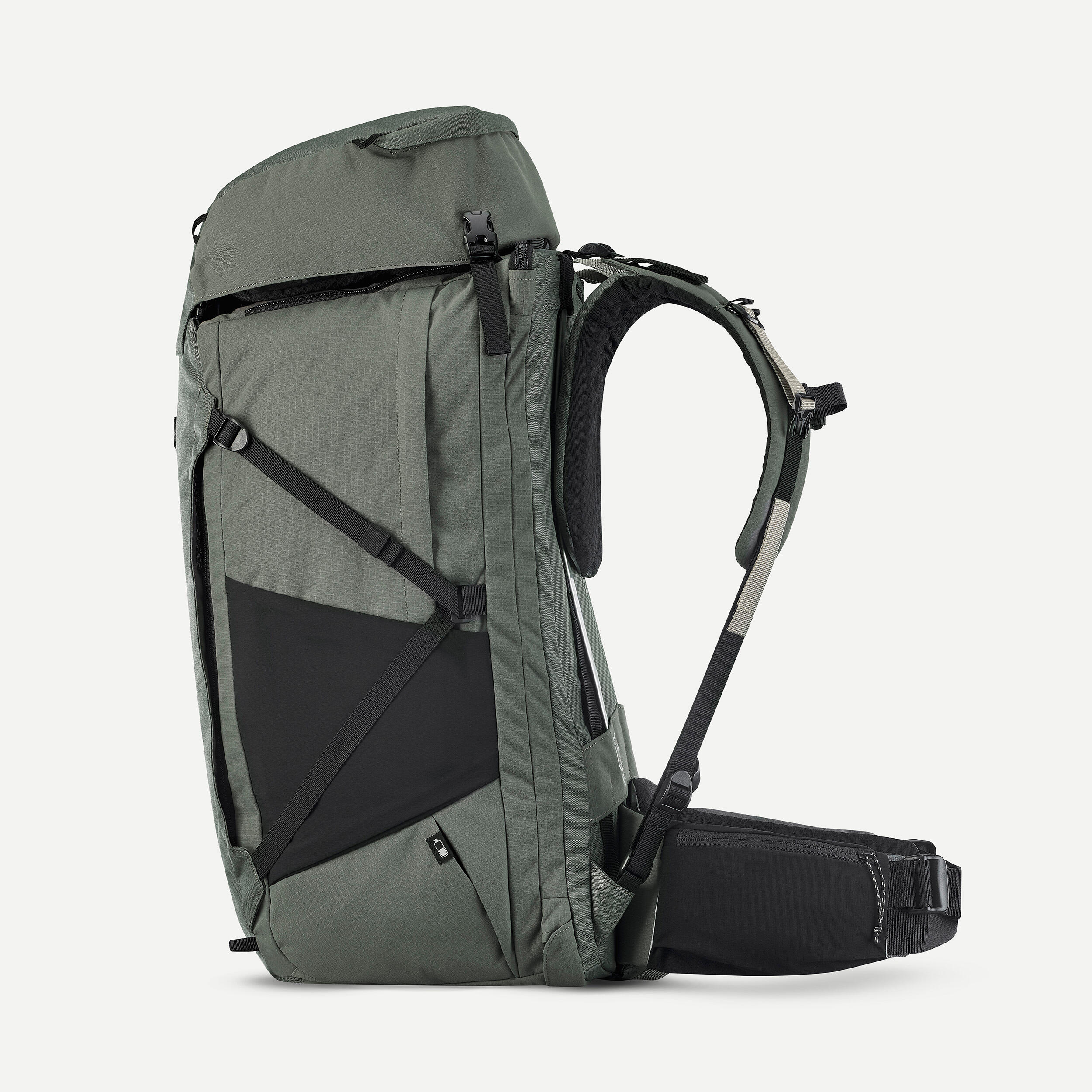Men’s Hiking Backpack - Travel 900 Khaki - FORCLAZ
