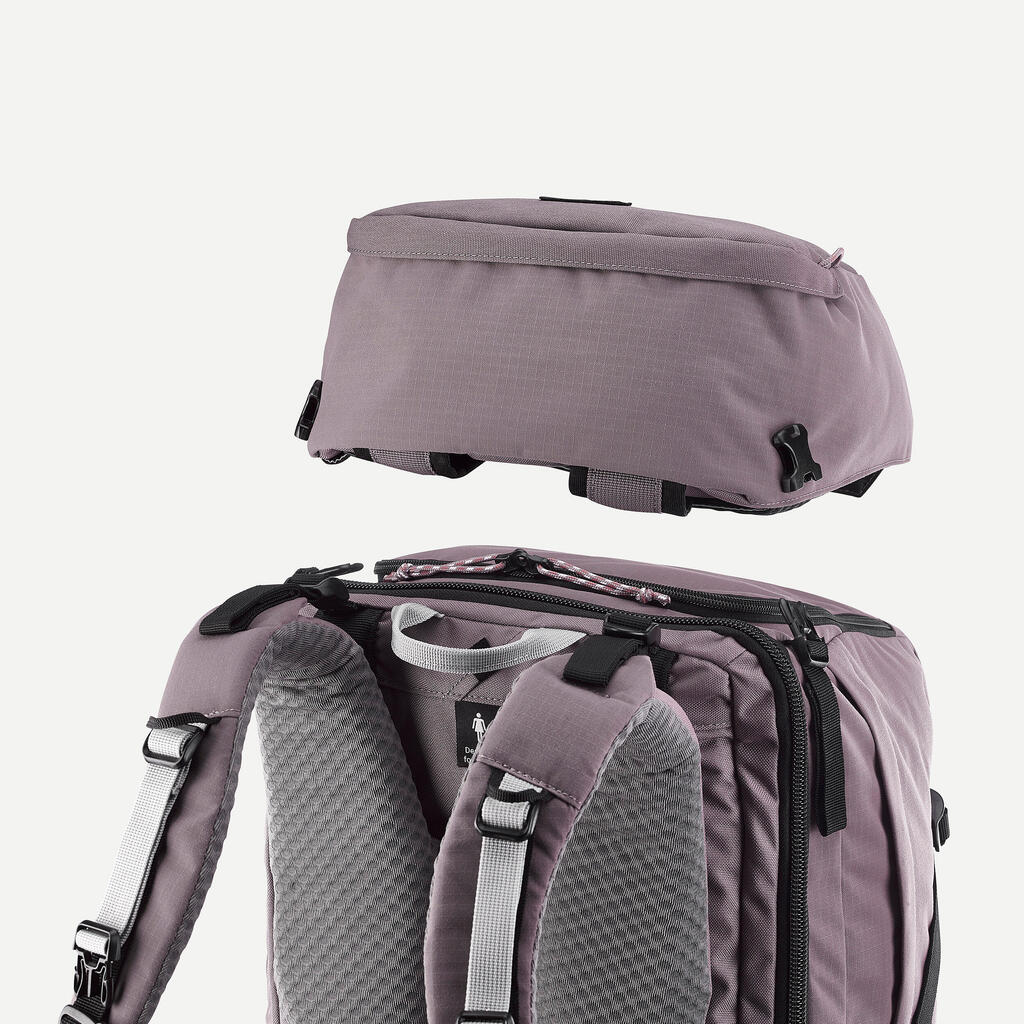 Reiserucksack Damen Kofferöffnung Backpacking - Travel 900 - 60 + 6 Liter 
