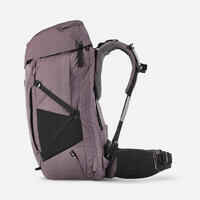 Women’s Travel Trekking Backpack with Suitcase Opening Travel 900 60+6 L