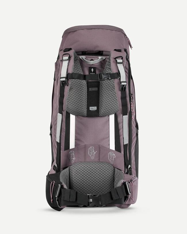 WOMEN’S TRAVEL TREKKING BACKPACK TRAVEL 900  60+6 L WITH SUITCASE OPENING