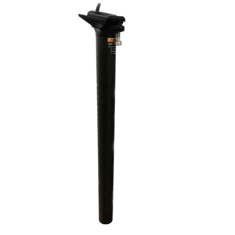 Sattelstütze 31,6 mm Carbon Offset 0° 350/400 MM SCHLITTEN SCHWARZ