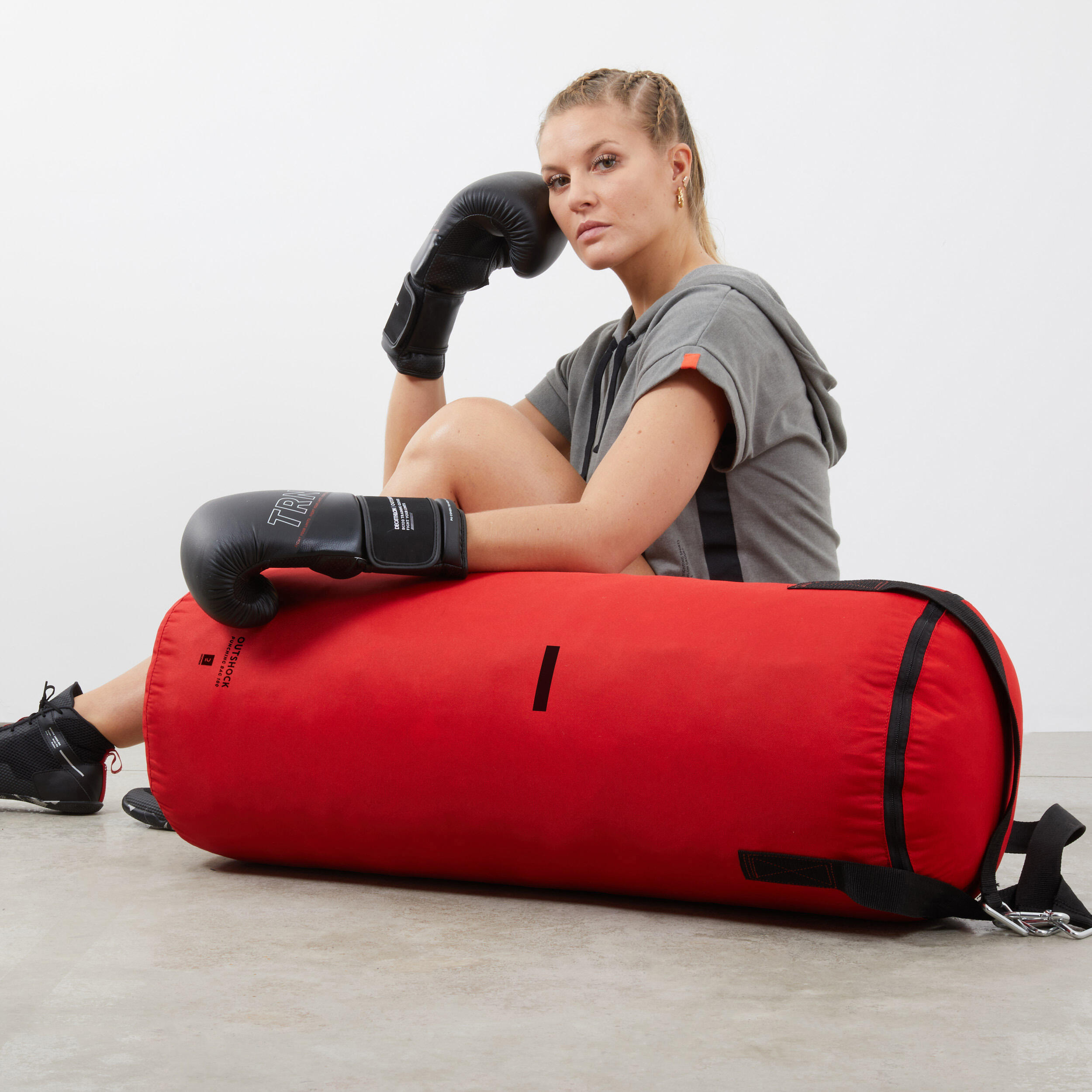 Punching Bag 14 kg - Red - Decathlon