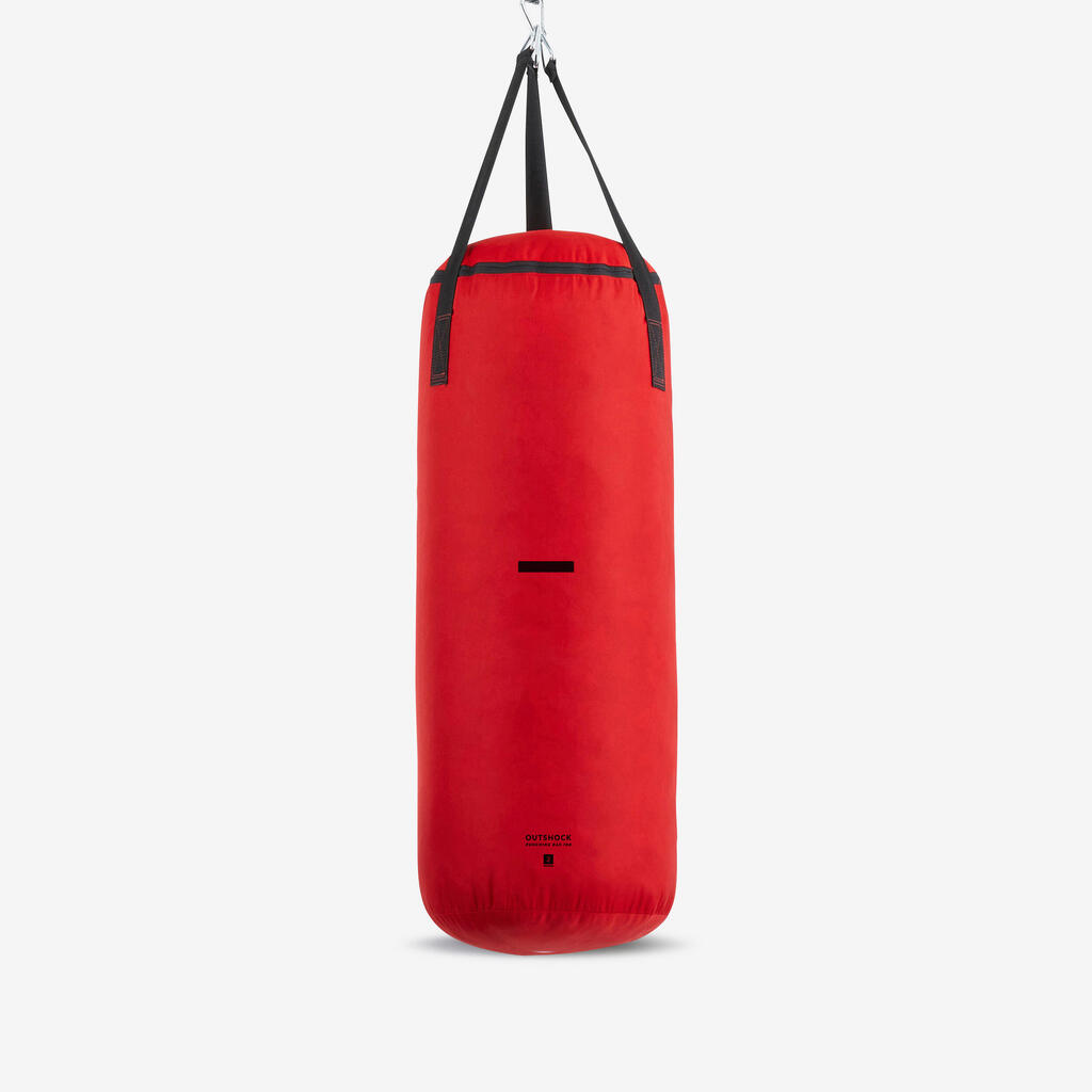 Saco de boxeo 14 kg Outshock 100 rojo