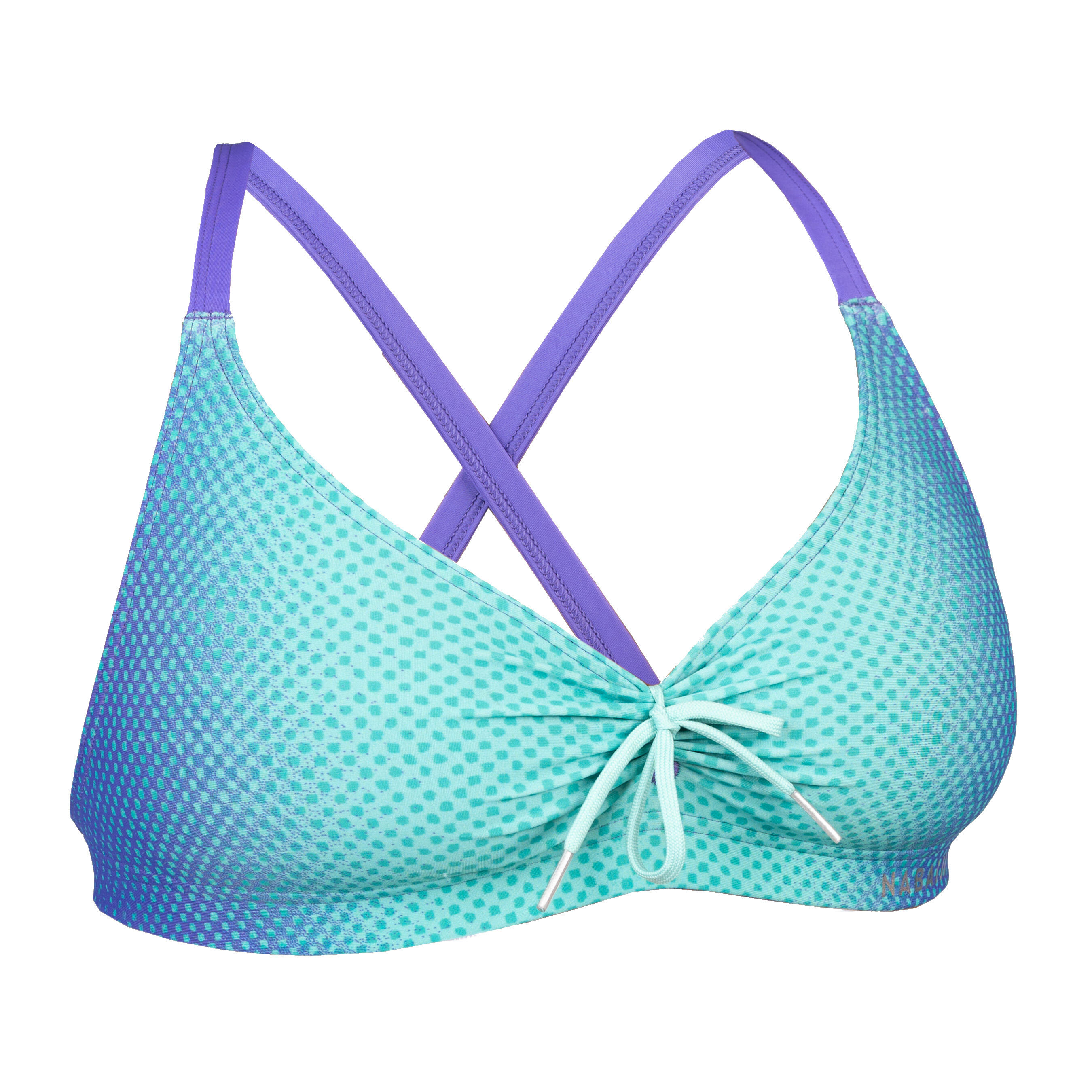 DECATHLON LADIES BLUE bikini top size 10 bust 34AAA 34AA 34A £0.99 -  PicClick UK