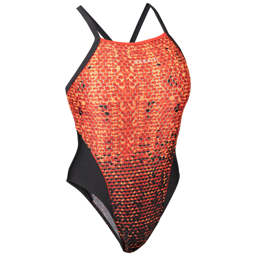 Maillot de bain de natation femme une pièce lexa eska red