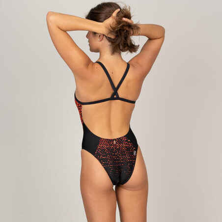 Bañador Mujer natación negro coral Lexa 900