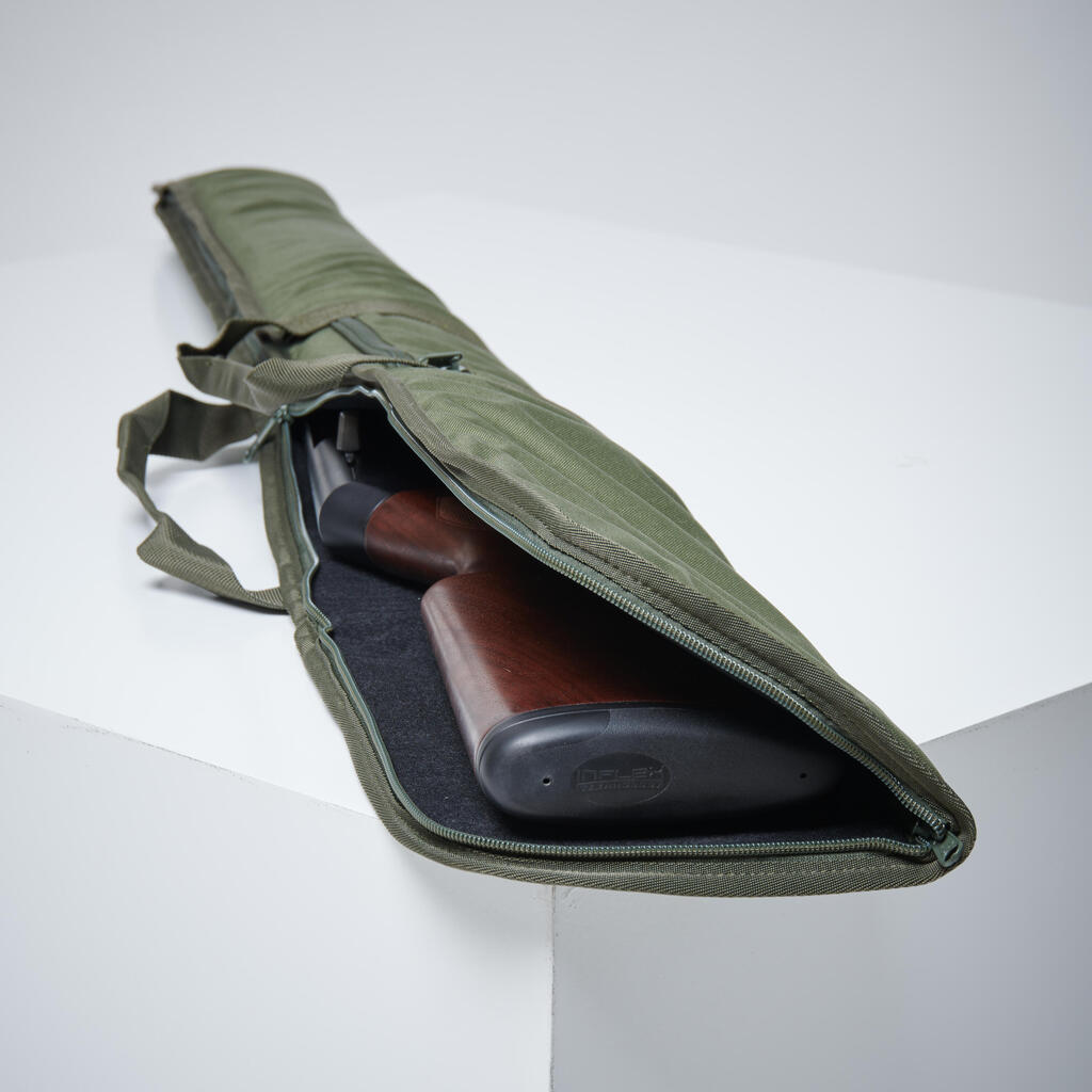 Medību ieroču soma “WD V1”, 125 cm, zaļa, brūna, ar kamuflāžas rakstu