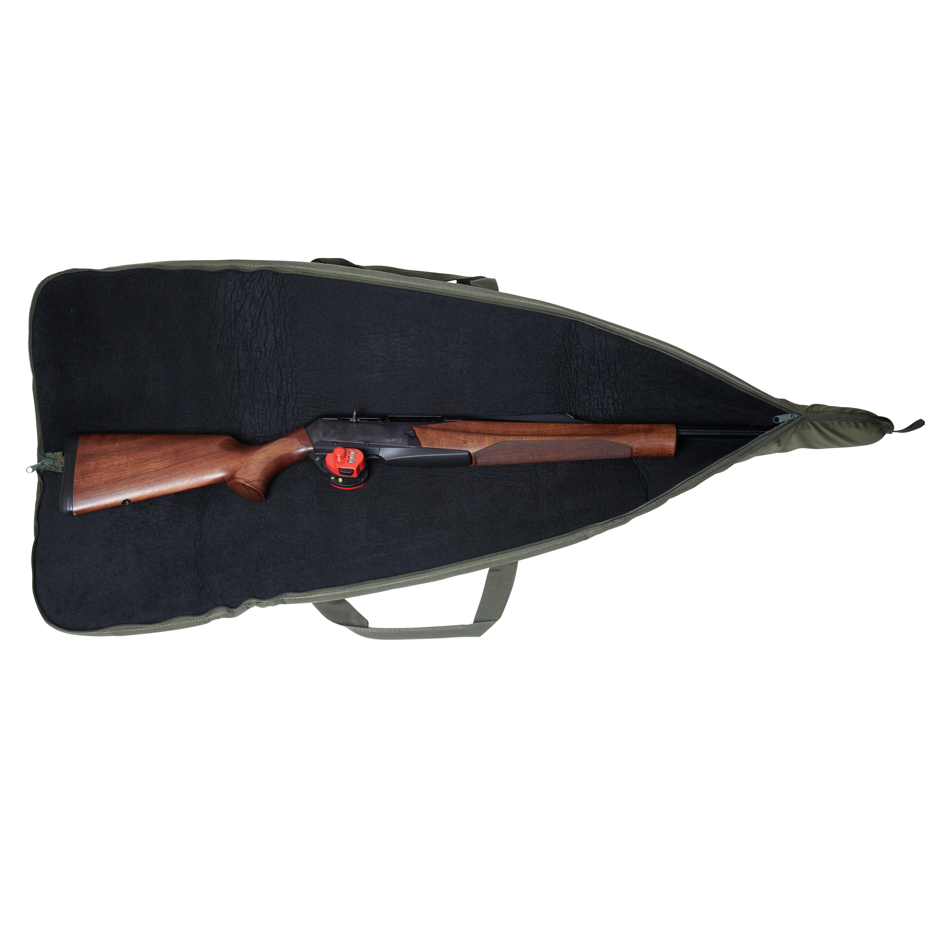 Hunting Rifle Soft Case 120 cm - Green - SOLOGNAC