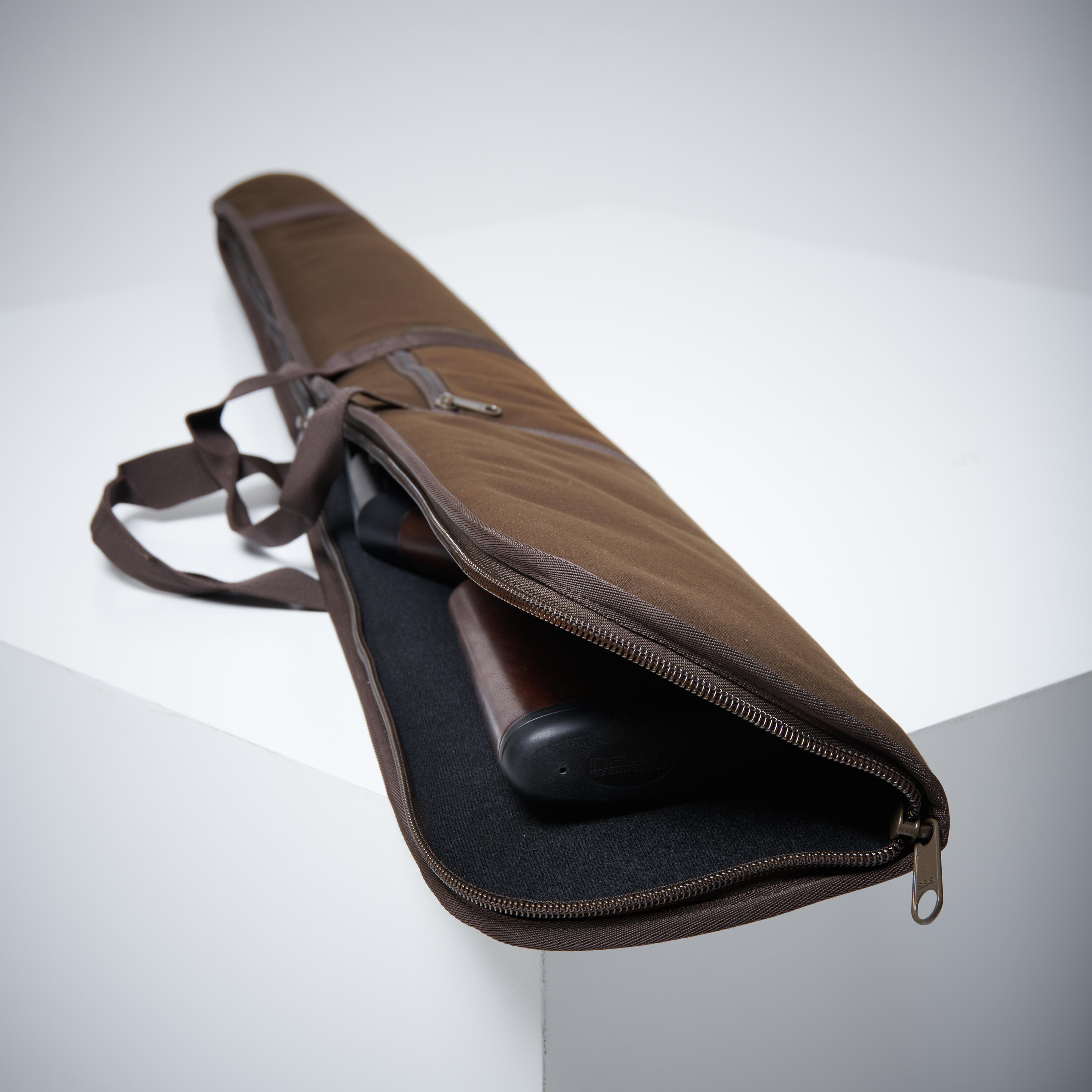HUNTING SHOTGUN CASE 300 130CM BROWN 3/4