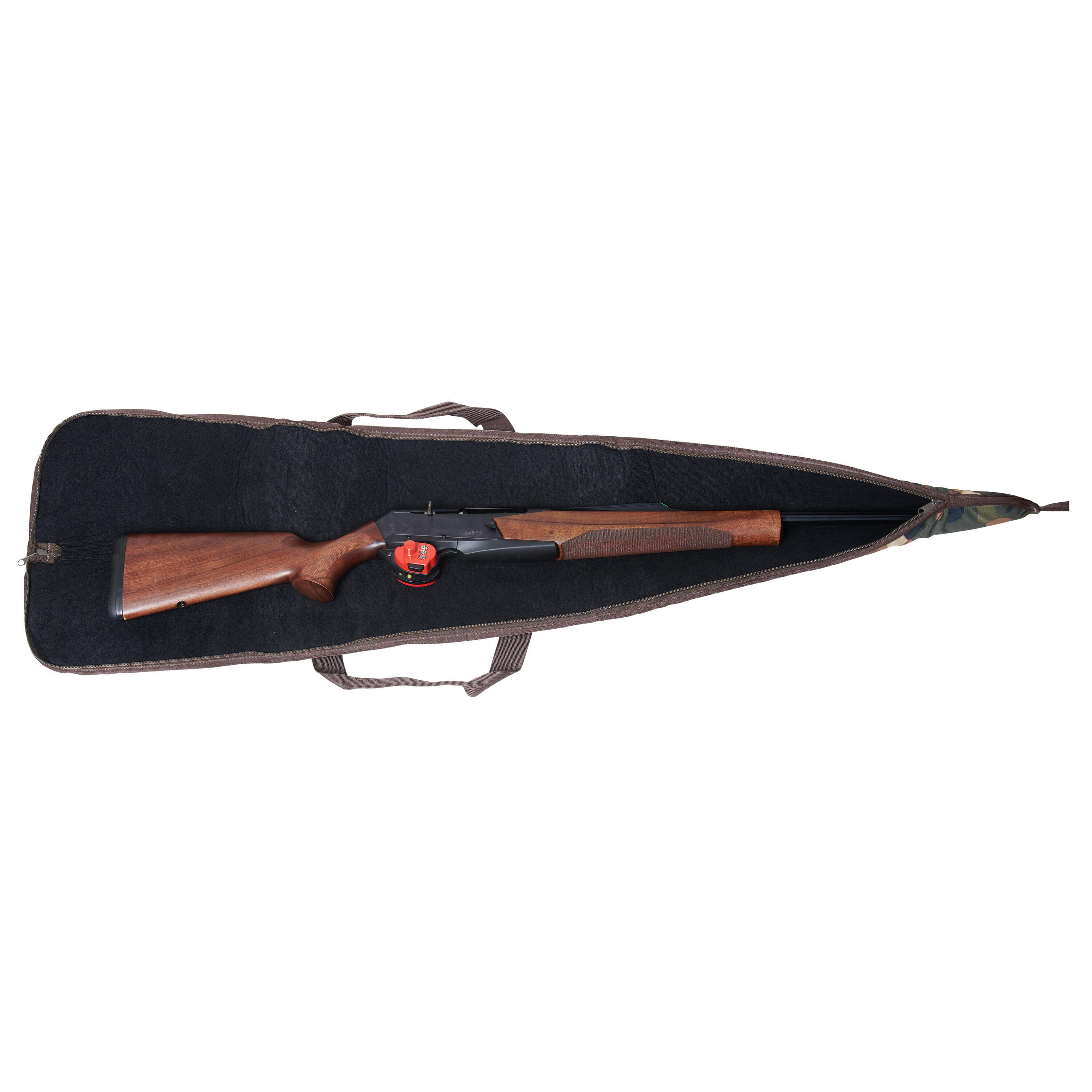 Fodero fucile caccia WOODLAND 125 cm verde-marrone 6/6